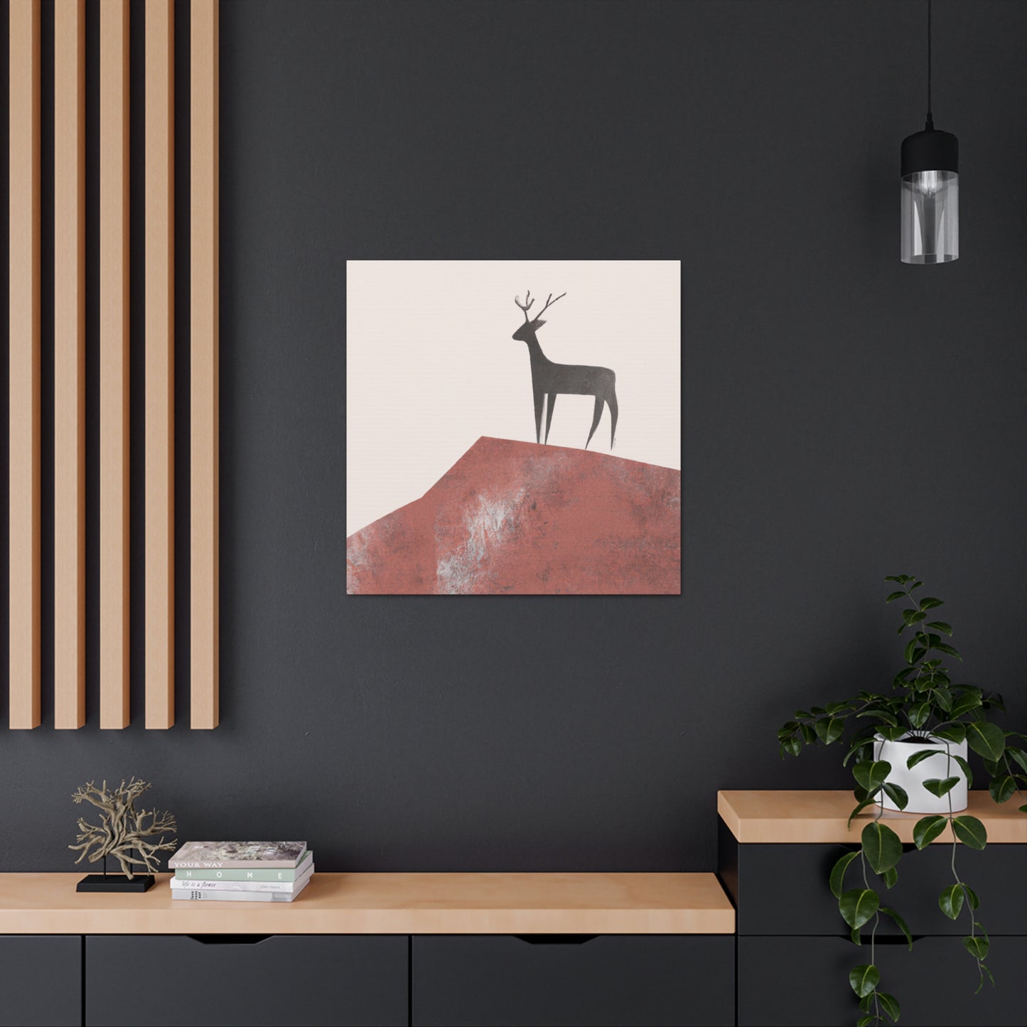 Deer in Simplicity - Canvas