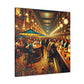 Elegant Tobacco Gathering - Canvas