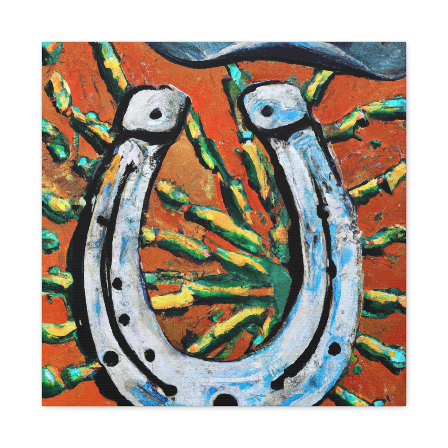 "Horseshoe Forge: Art" - Canvas