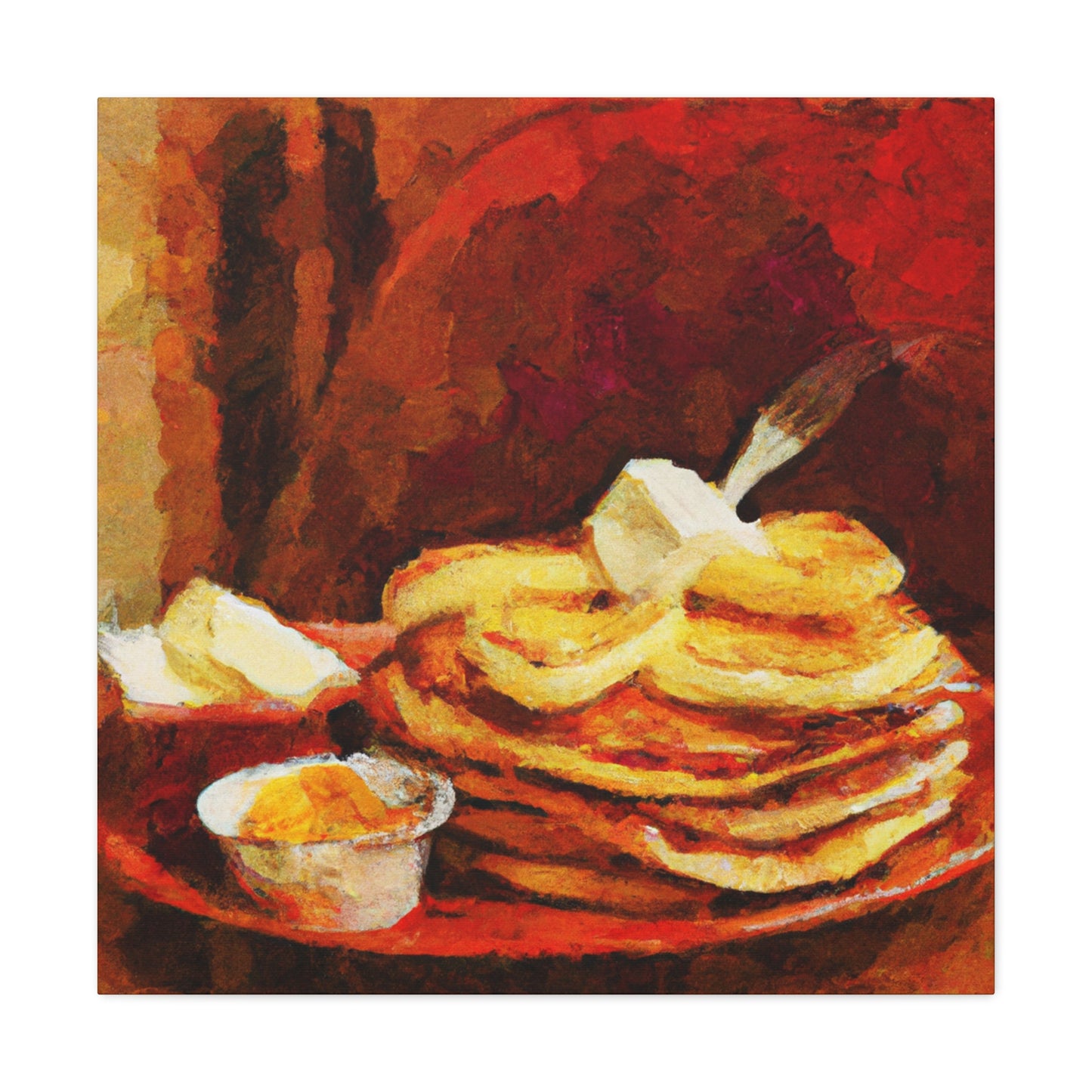 "Pancakes in Impressionism" - Canvas