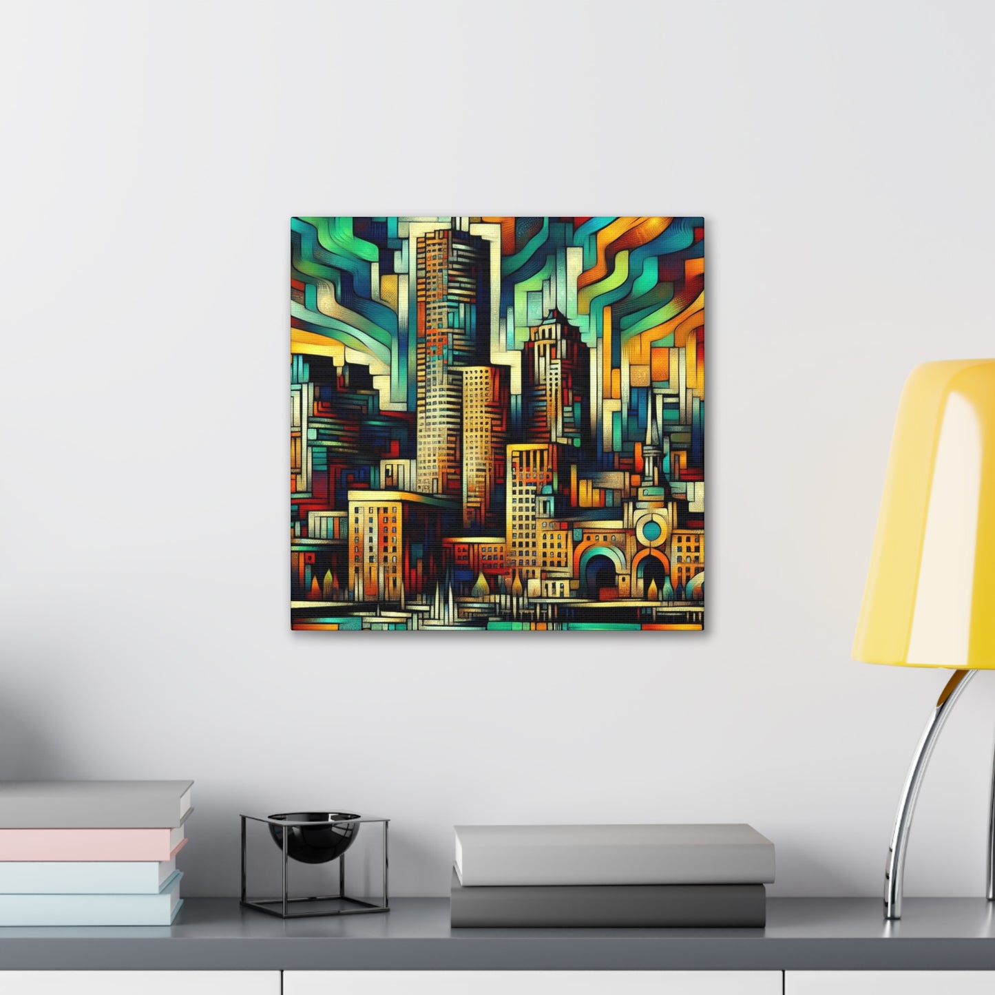 "Urban Hues Unleashed" - Canvas