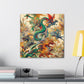 Whimsical Dragon's Dream - Canvas