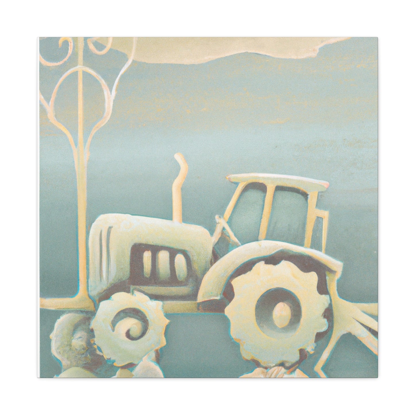 "Tractor of Industry" - Canvas