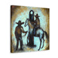 "Hitching Post in Bloom" - Canvas