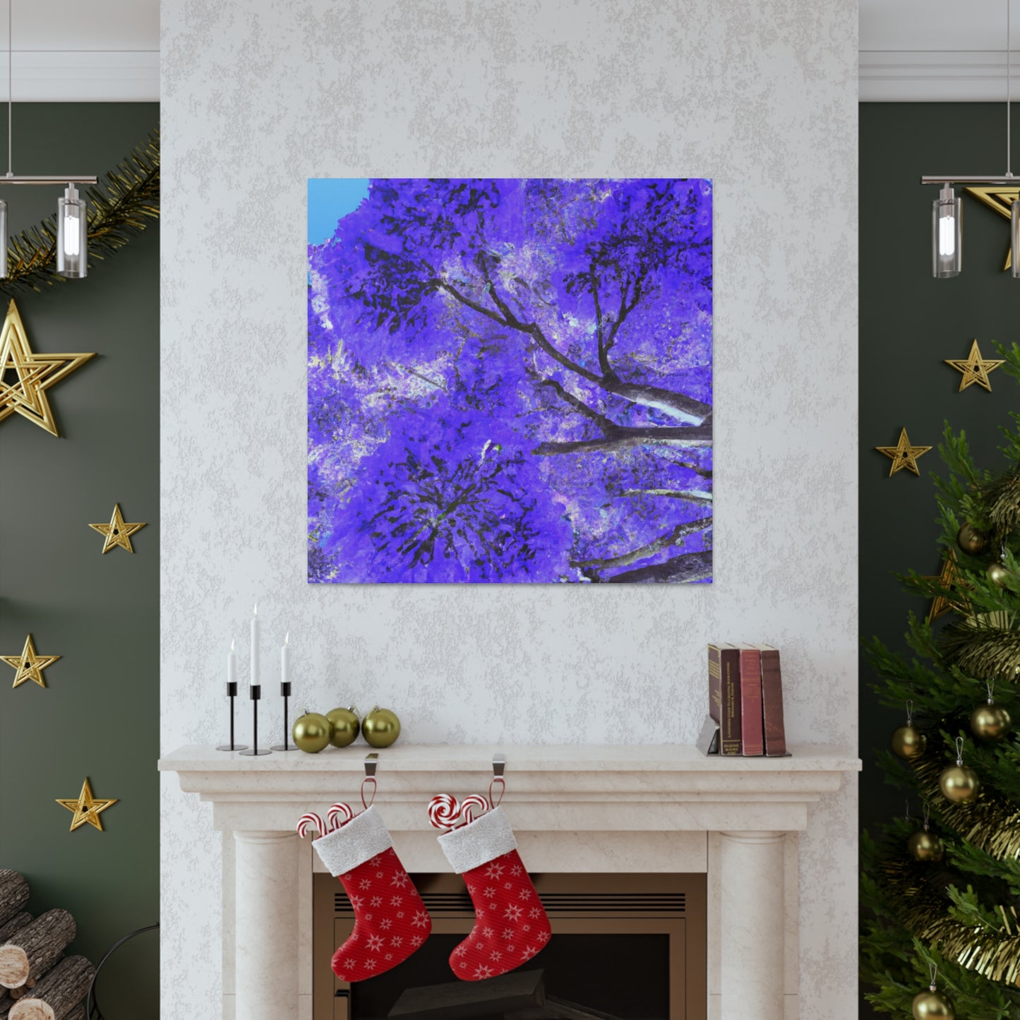 Jacaranda Deco Dreaming - Canvas