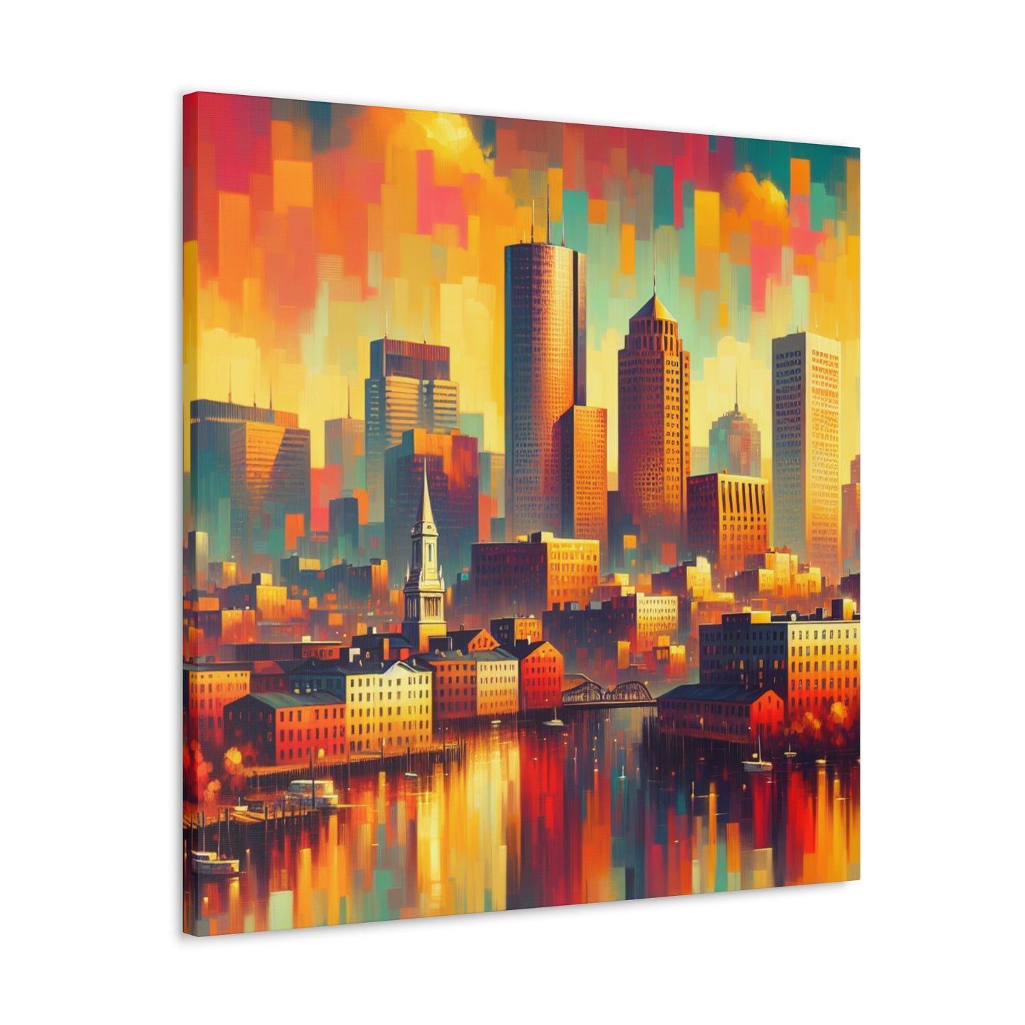 "Eternal Echoes of Boston" - Canvas