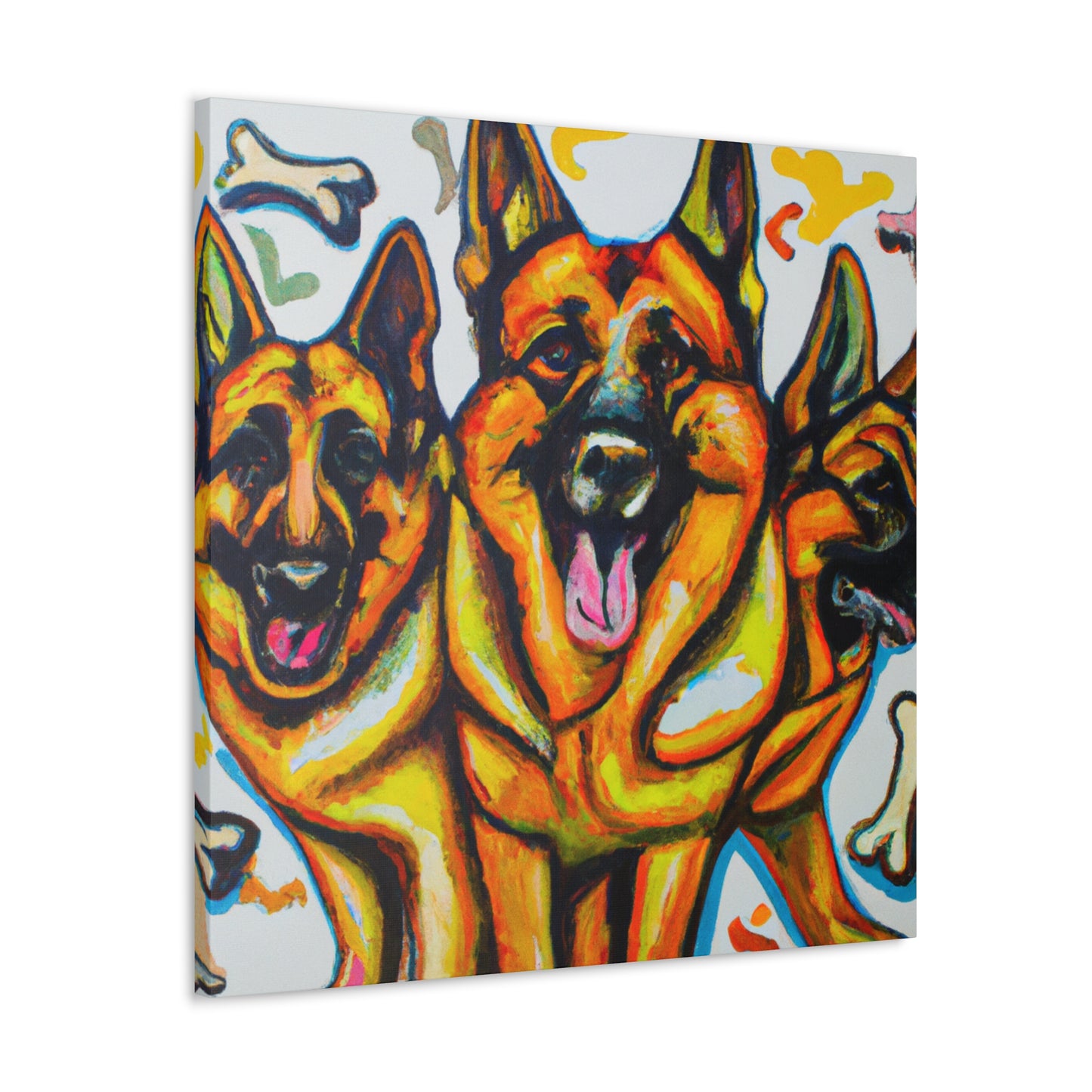 Faithful Guardian Shepherd - Canvas