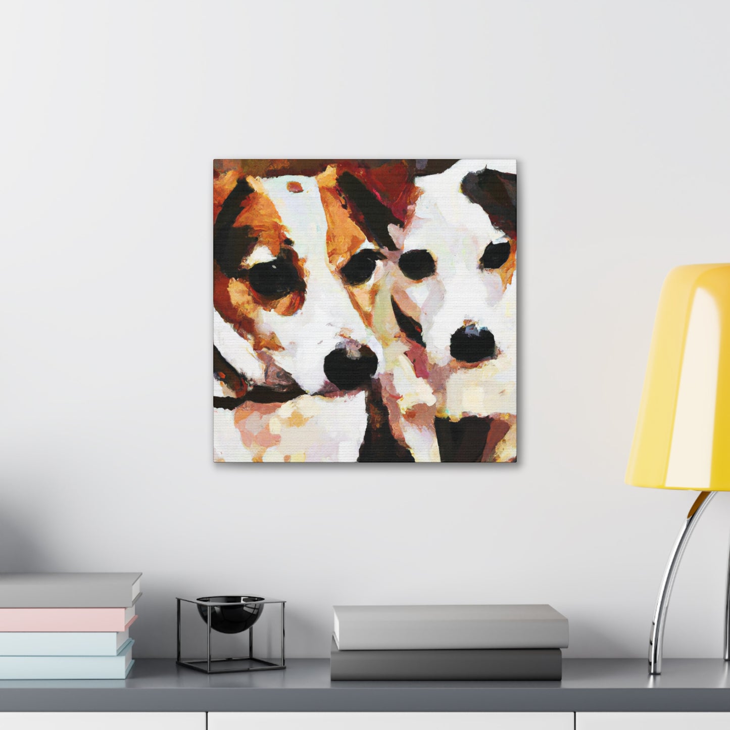 "Playful Jack Russell Joy" - Canvas