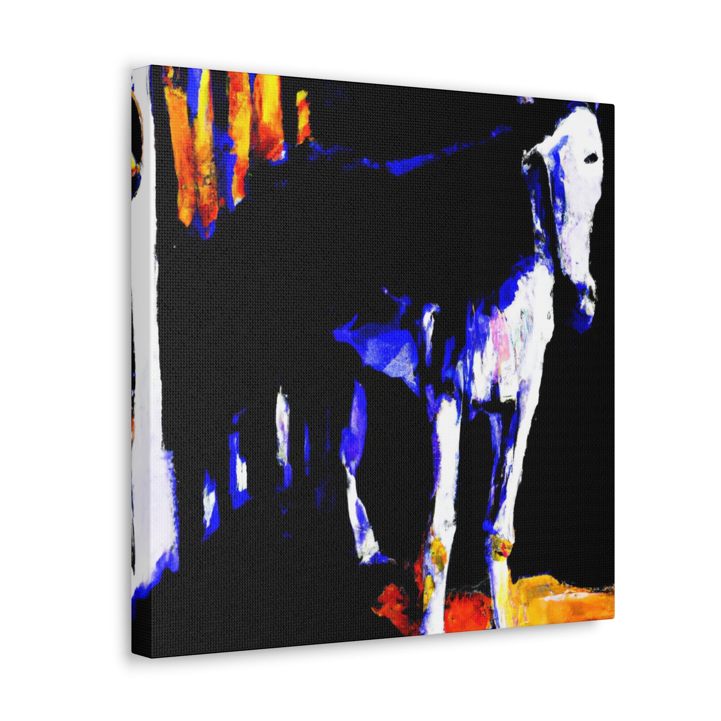 Mule in Motion Abstract - Canvas