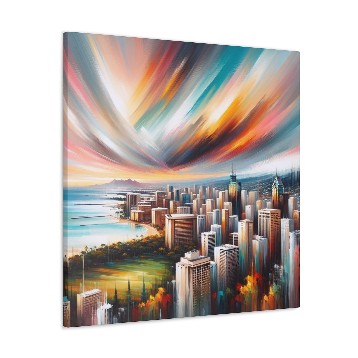 Tropical Serenity Unleashed - Canvas