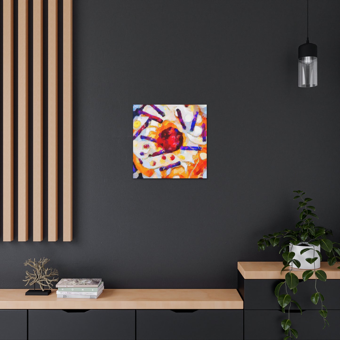 "Doughnut Abstract Harmony" - Canvas