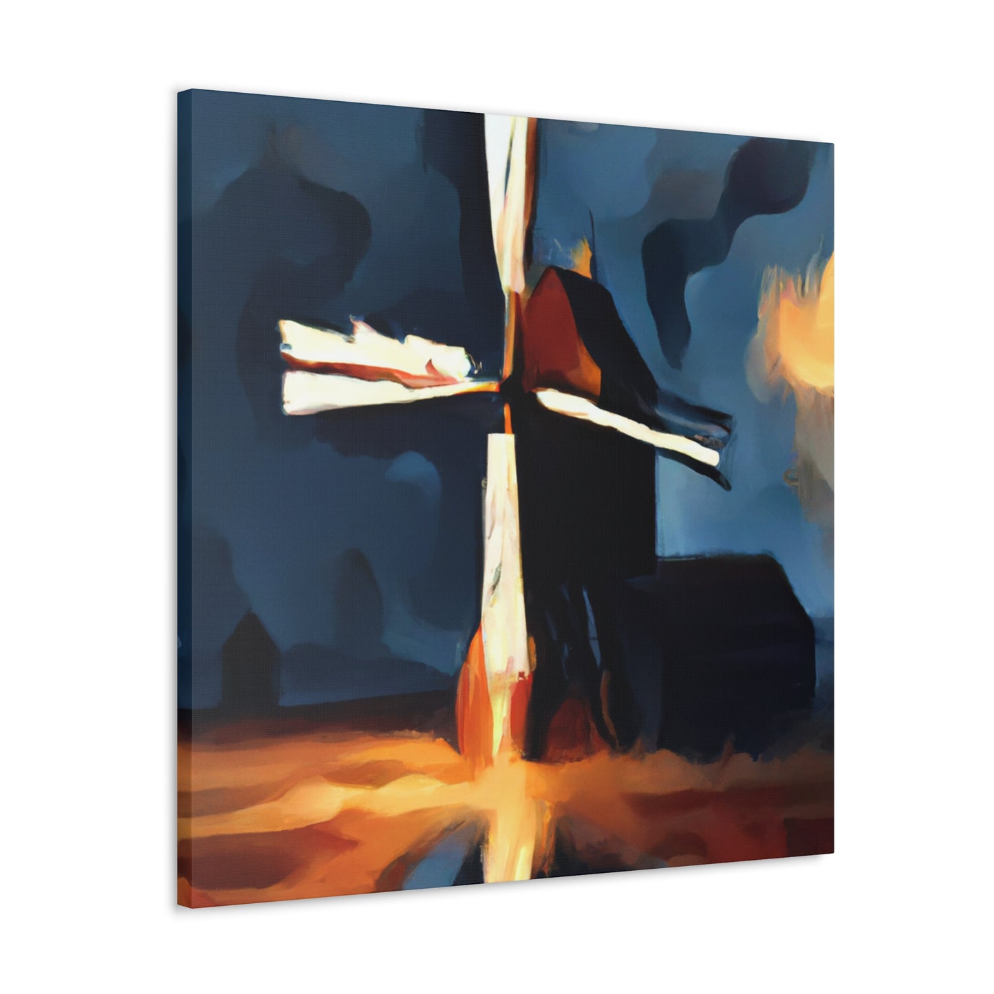 Windmill in Turbulence - Canvas