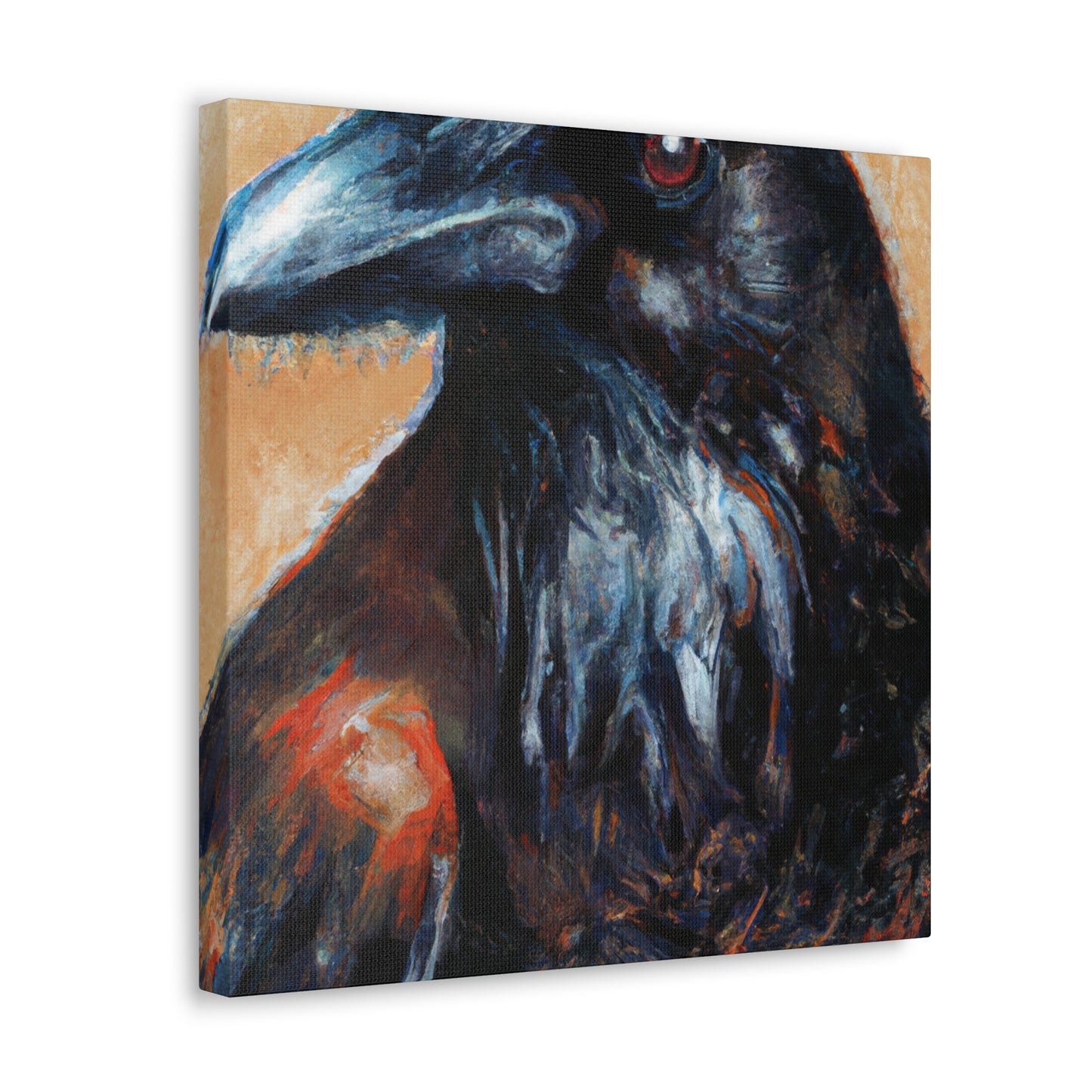 American Crow Realism. - Canvas