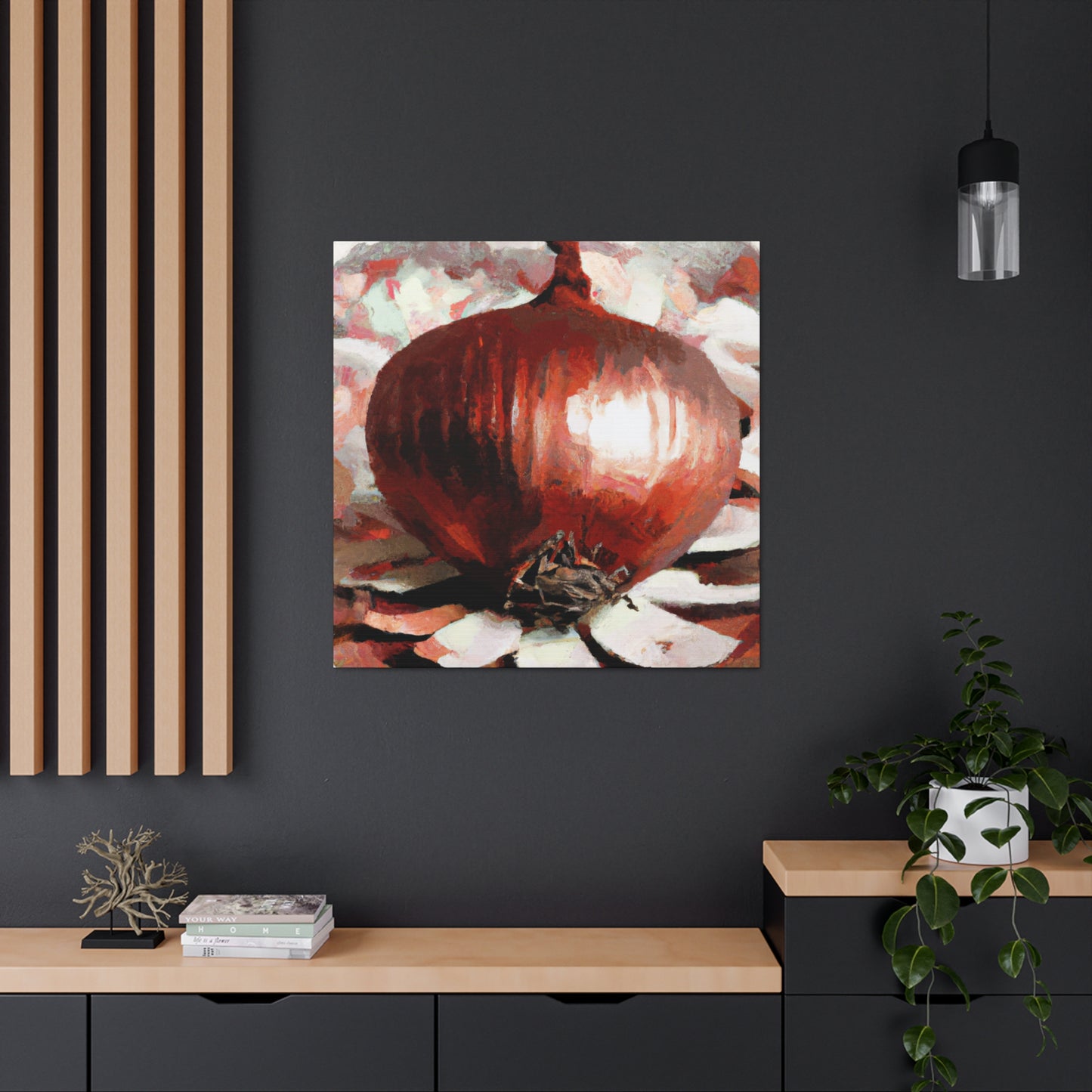 Onion in Baroque - Canvas