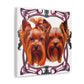 "Yorkshire Terrier Portrait" - Canvas