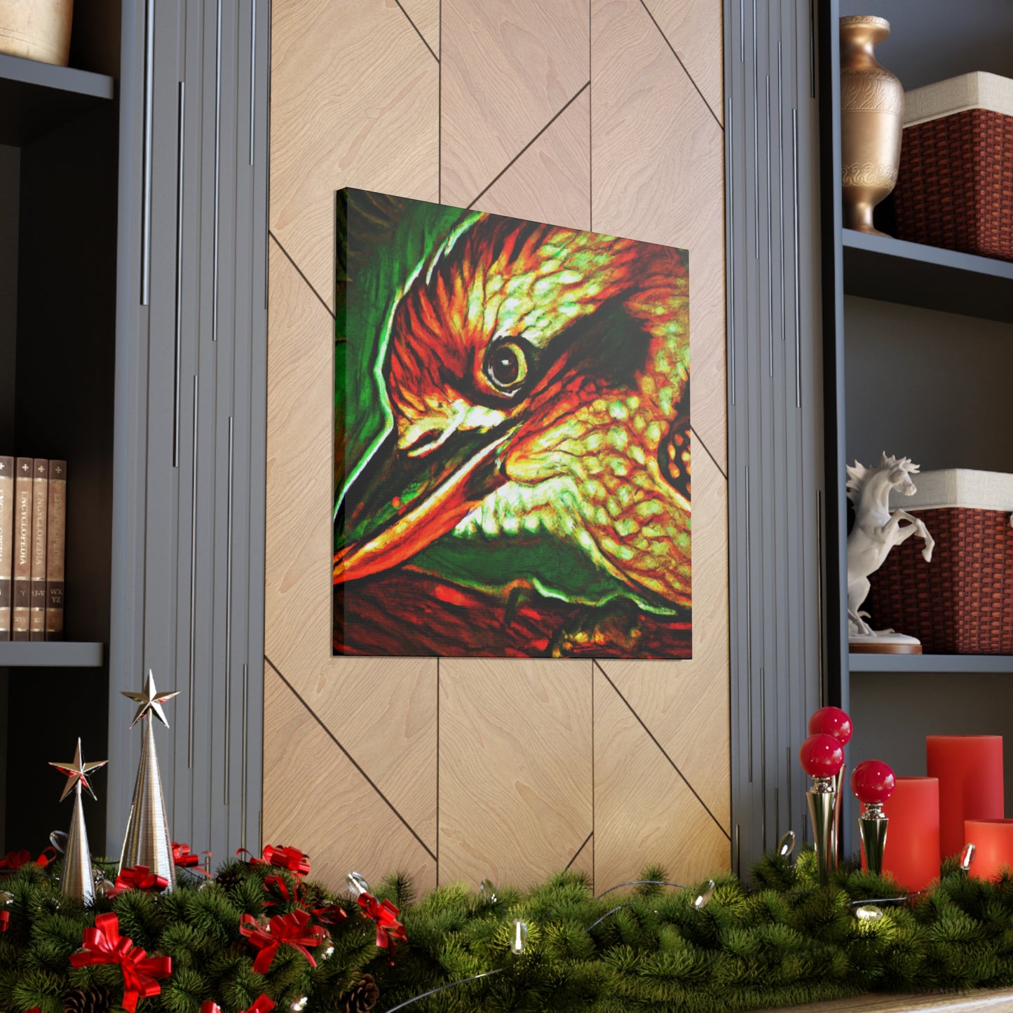 Kookaburra in Flight - Canvas