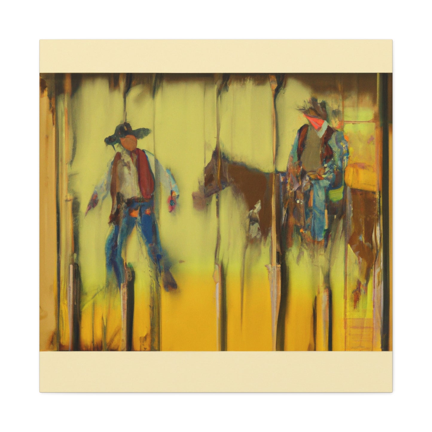 Stagecoach in Motion - Canvas