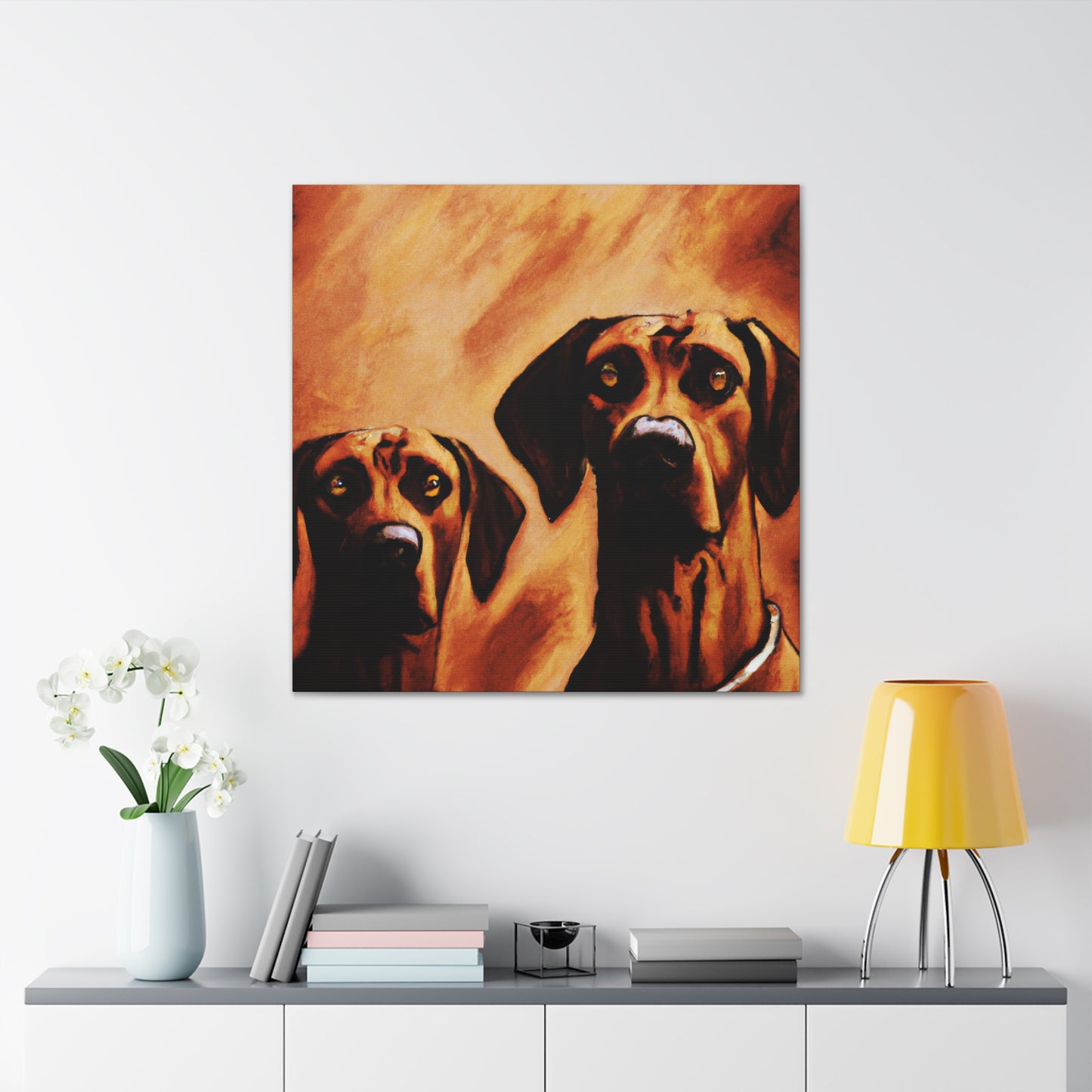 "Ridgeback in Reflections" - Canvas