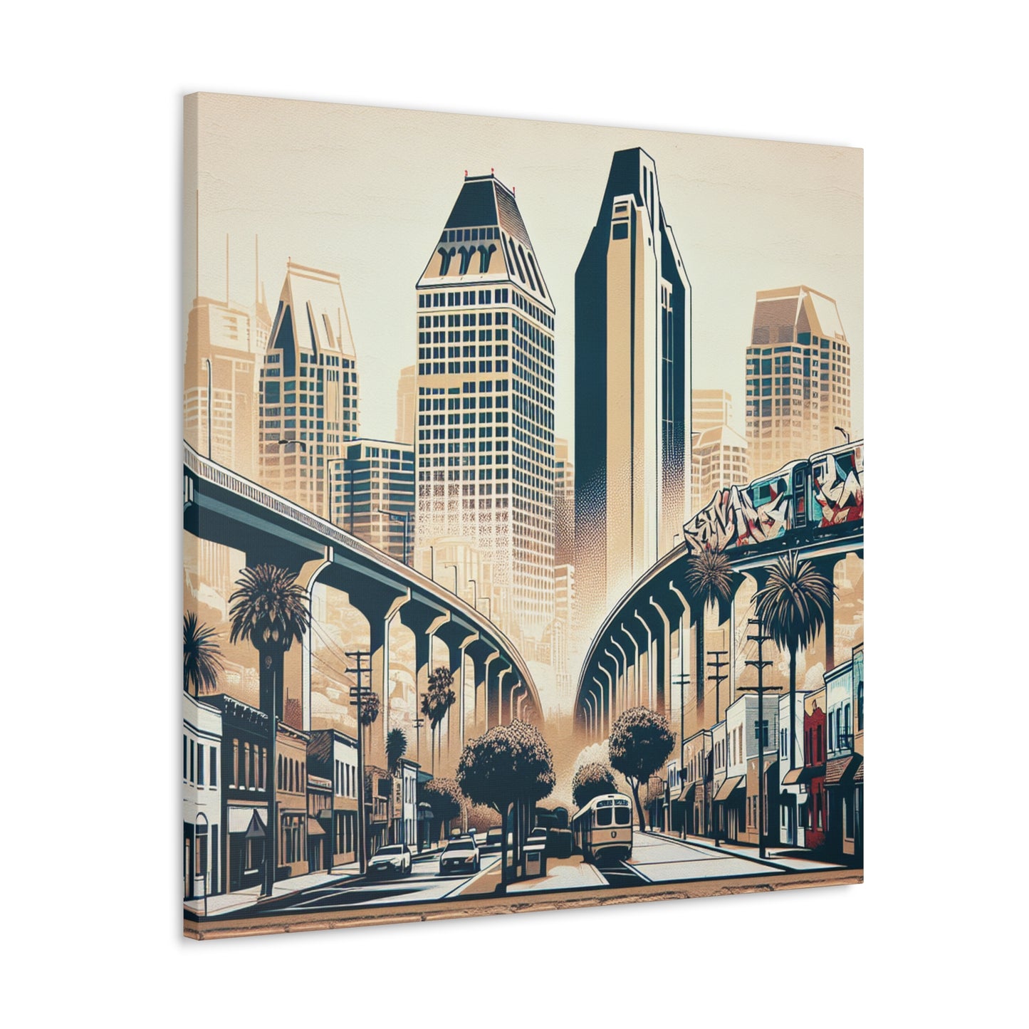 California Coast Boulevard Masterpiece - Canvas