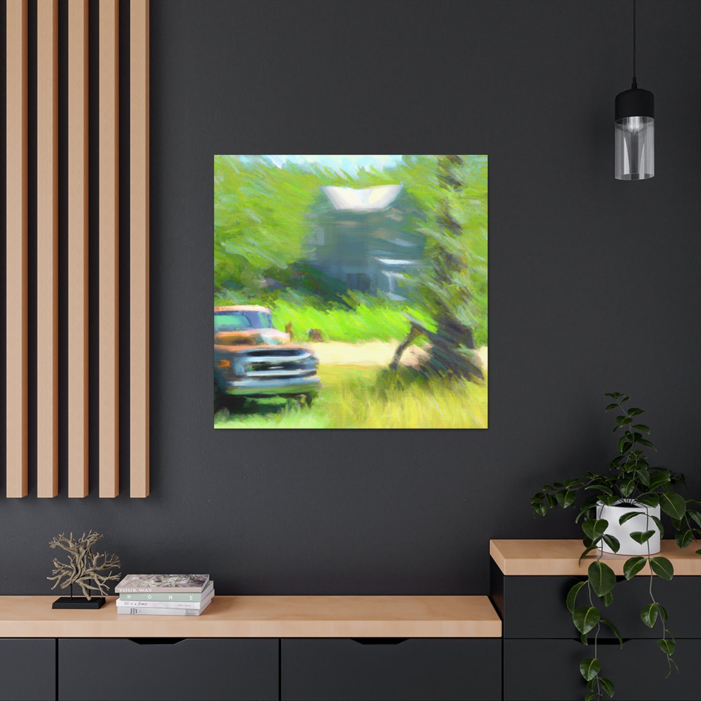 Old Pickup Trucks - Canvas