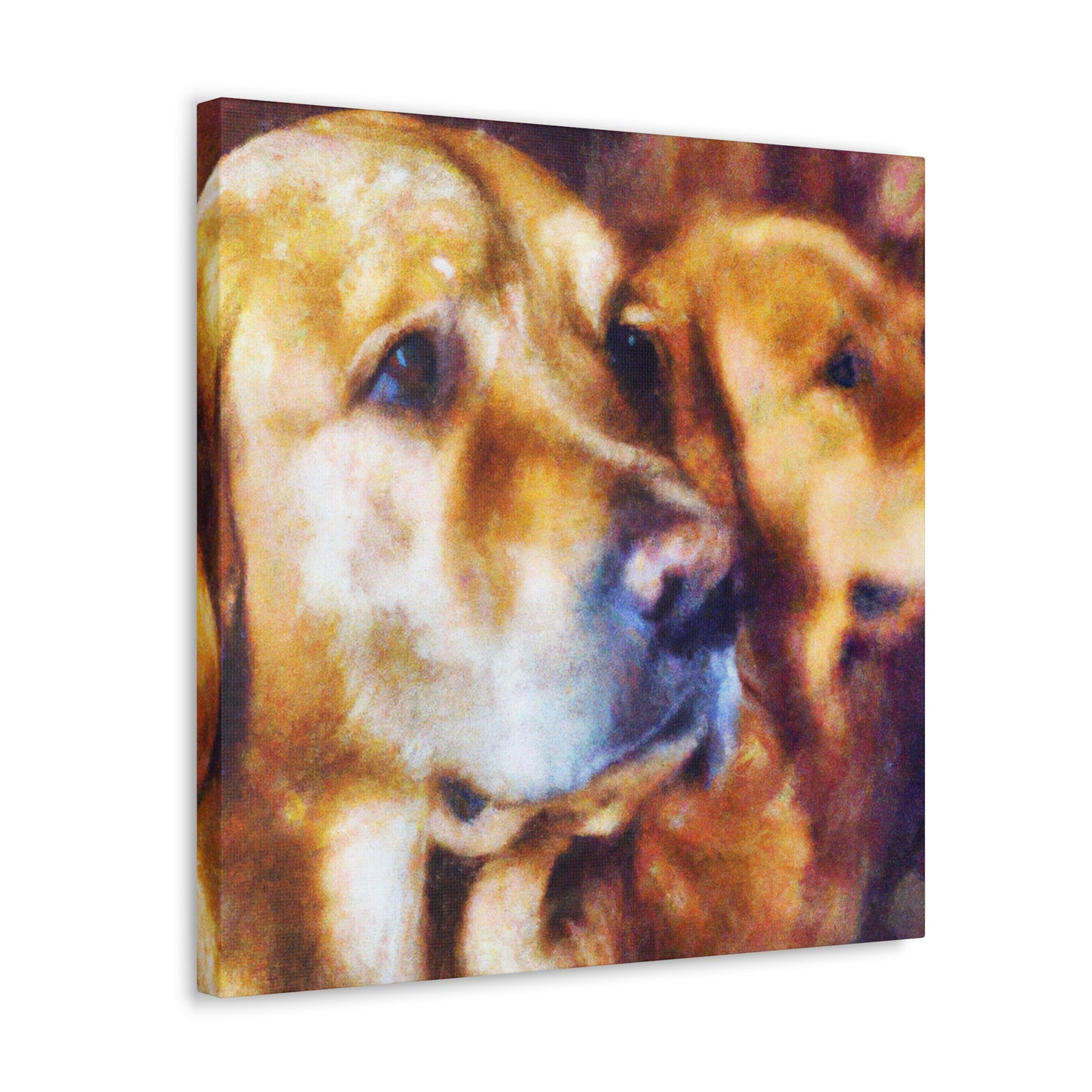 "Golden Retriever Bliss" - Canvas