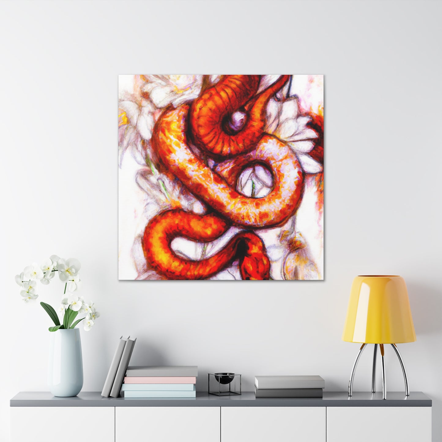 "Corn Snake Impressions" - Canvas