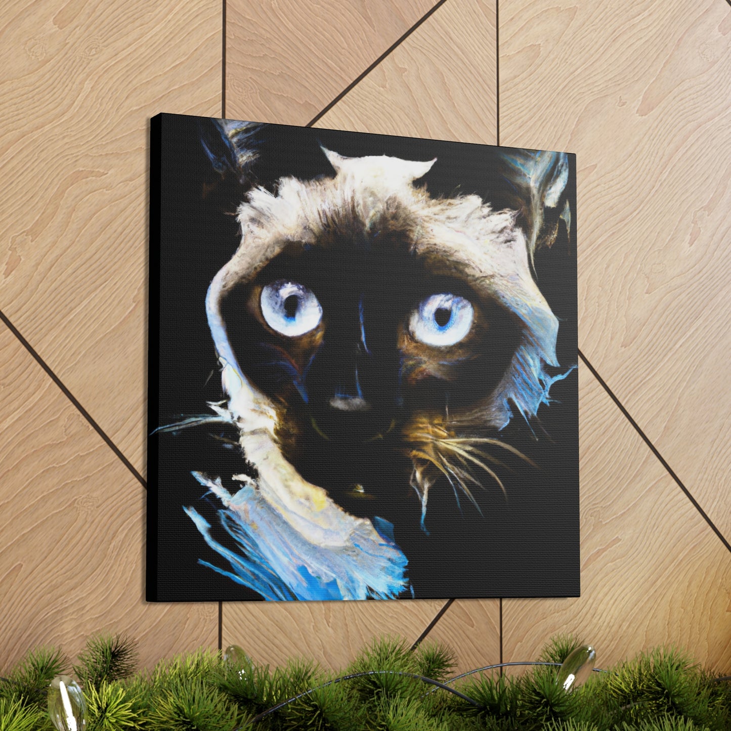 Siamese Legacy Portrait - Canvas