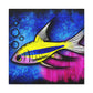 "Swordtail Sword Swirling" - Canvas