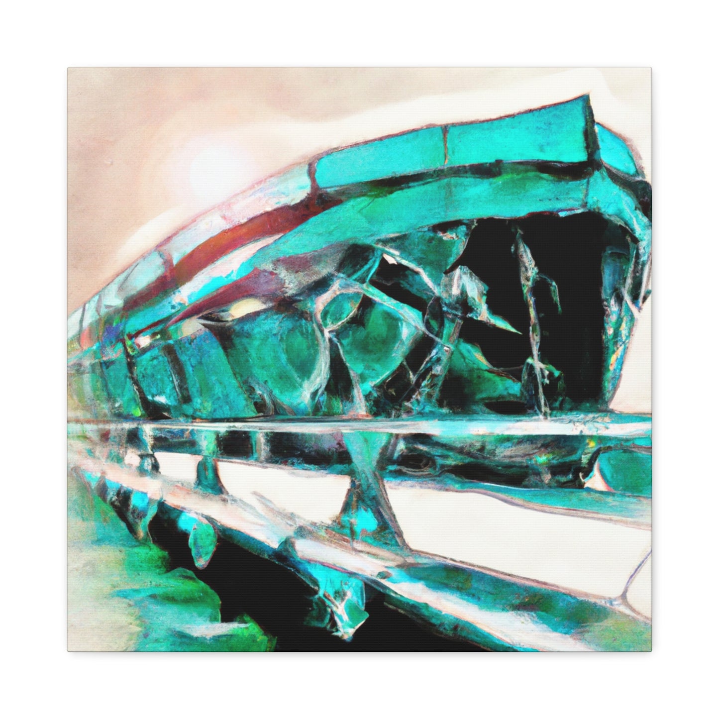 "Pontoon Journey Home" - Canvas