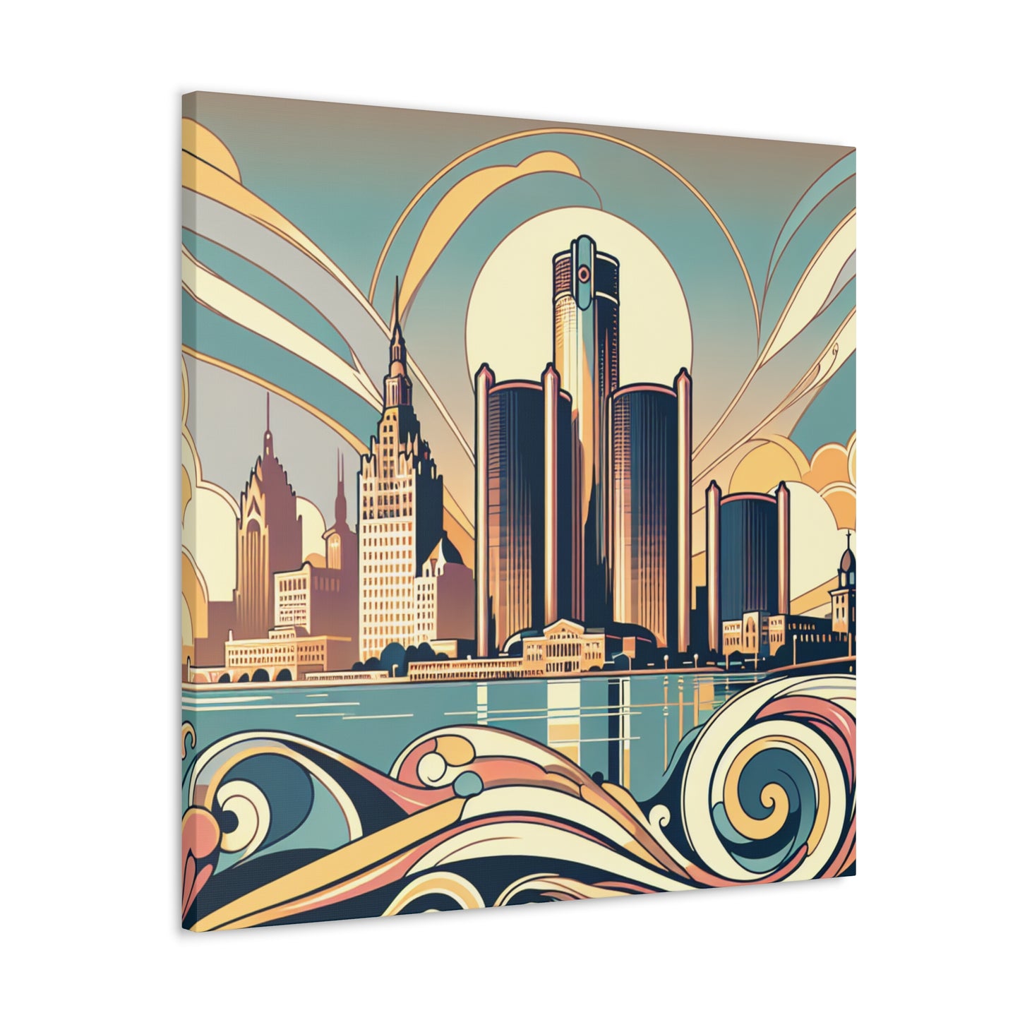 "Enchanting Essence of Detroit" - Canvas