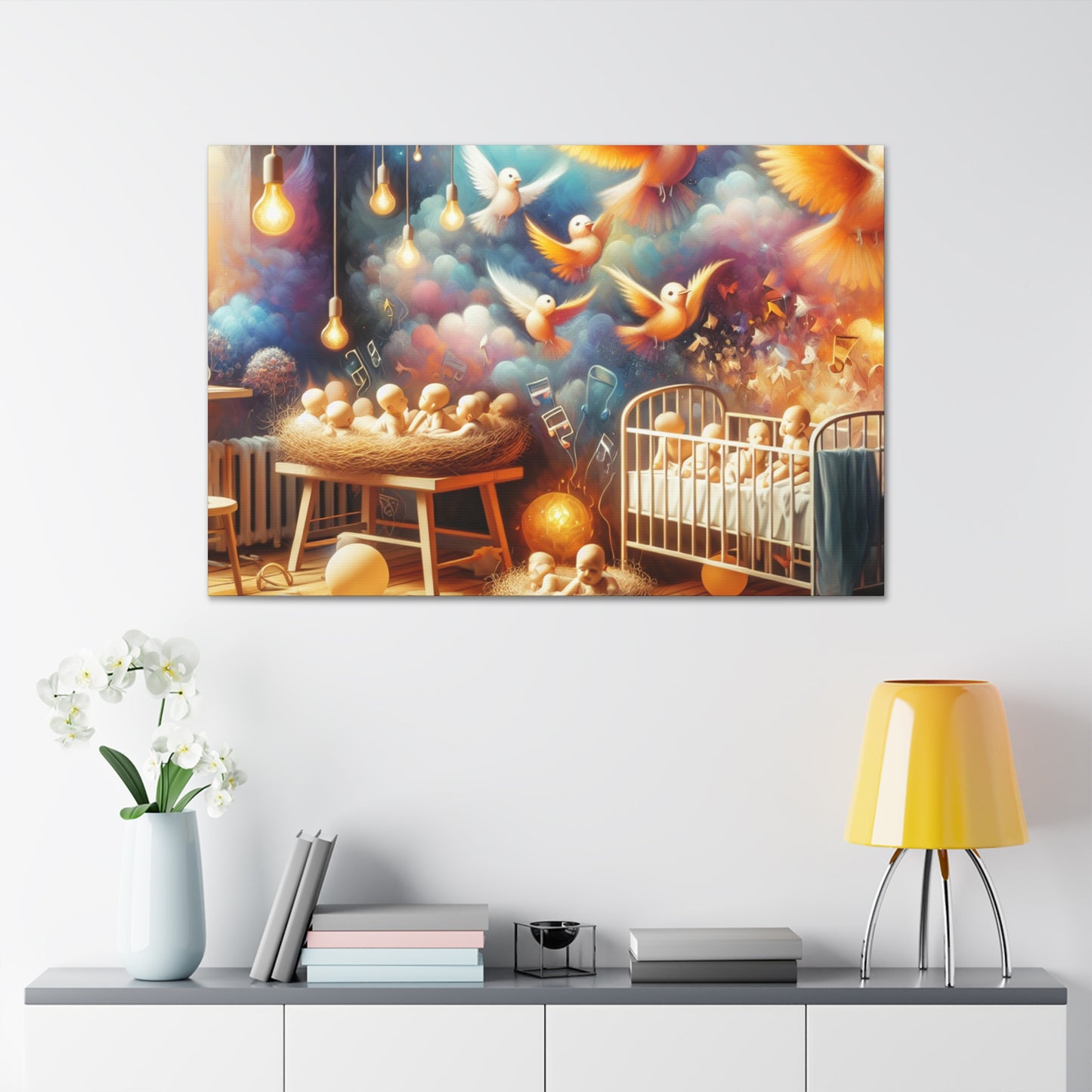 Avian Dreamscape Serenade - Canvas