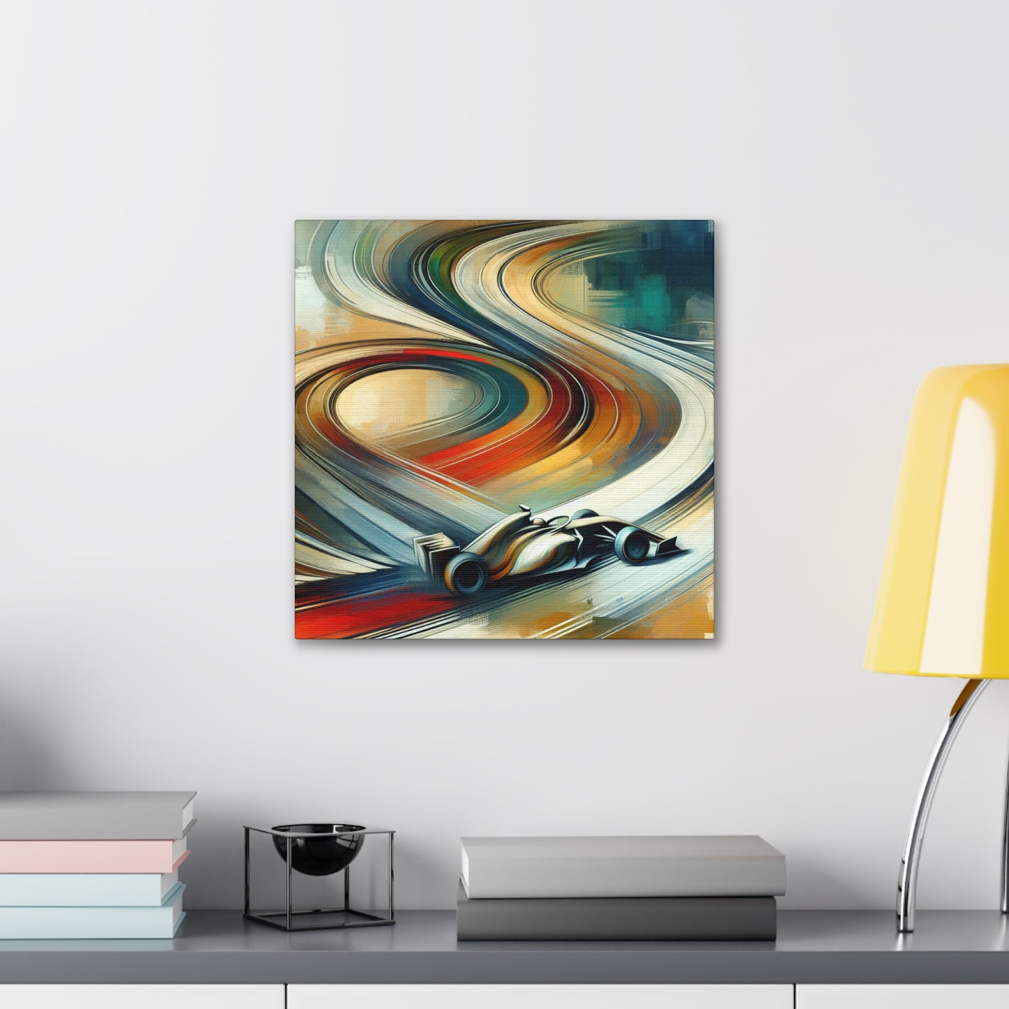 Racing Spirals - Canvas