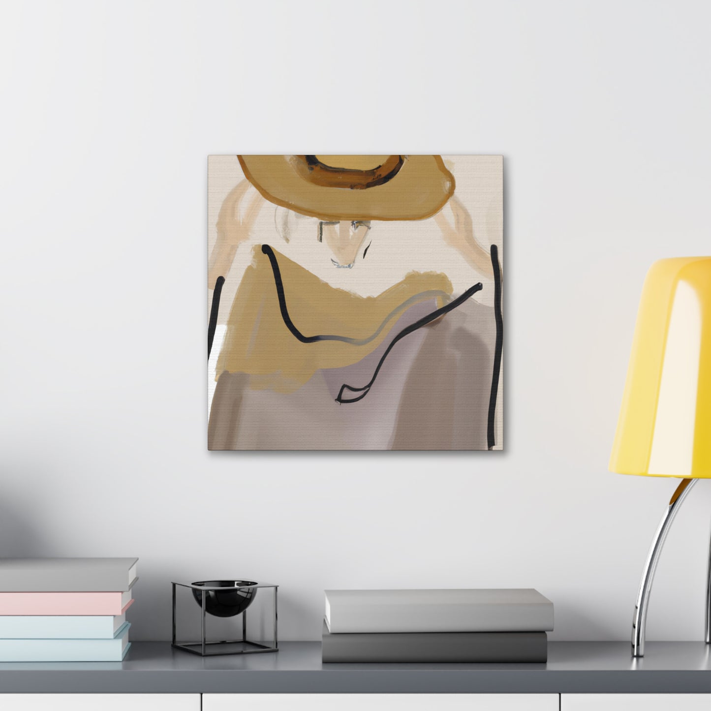 Cowboy Hat Reflection - Canvas