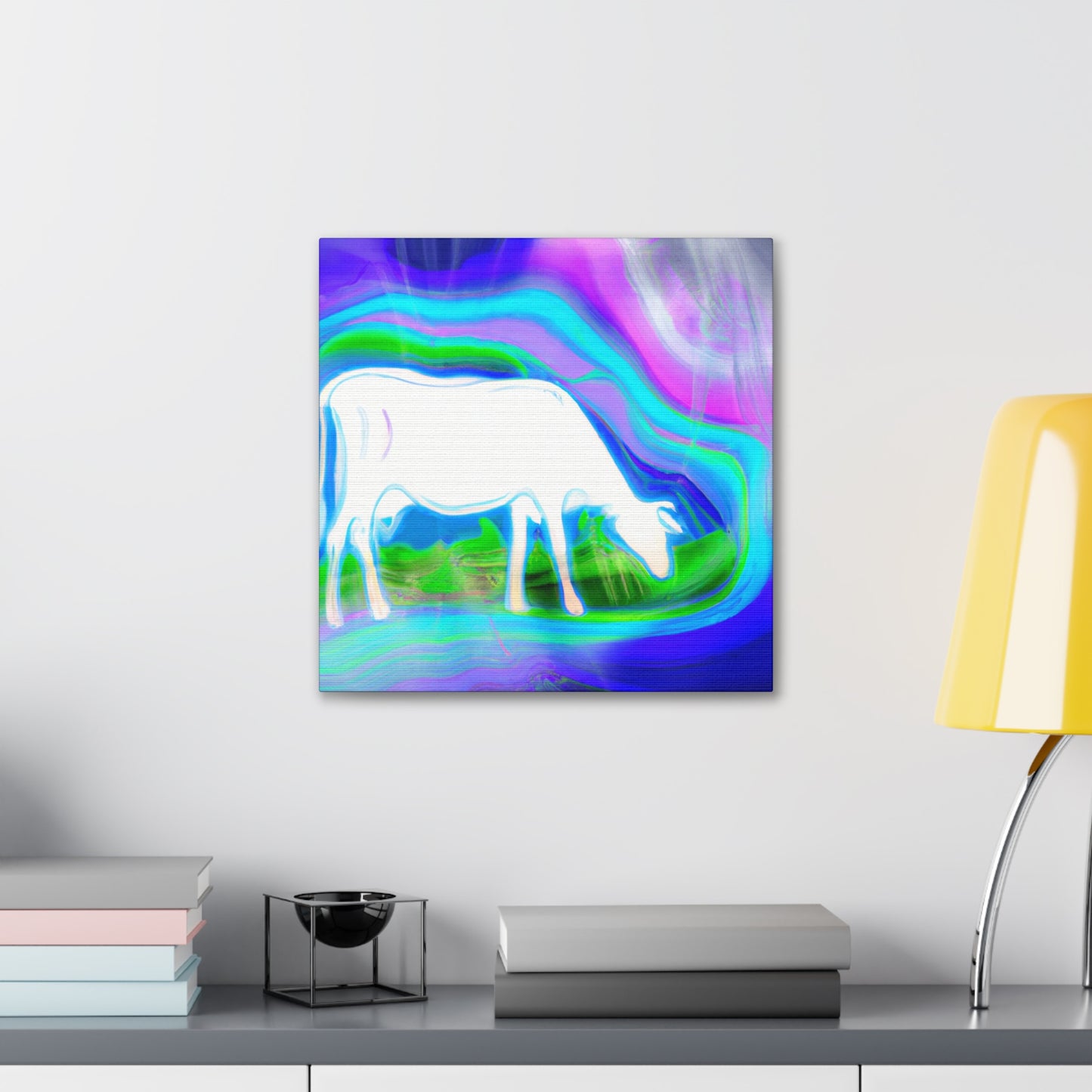 "Majestic Milk Cow Velvet" - Canvas