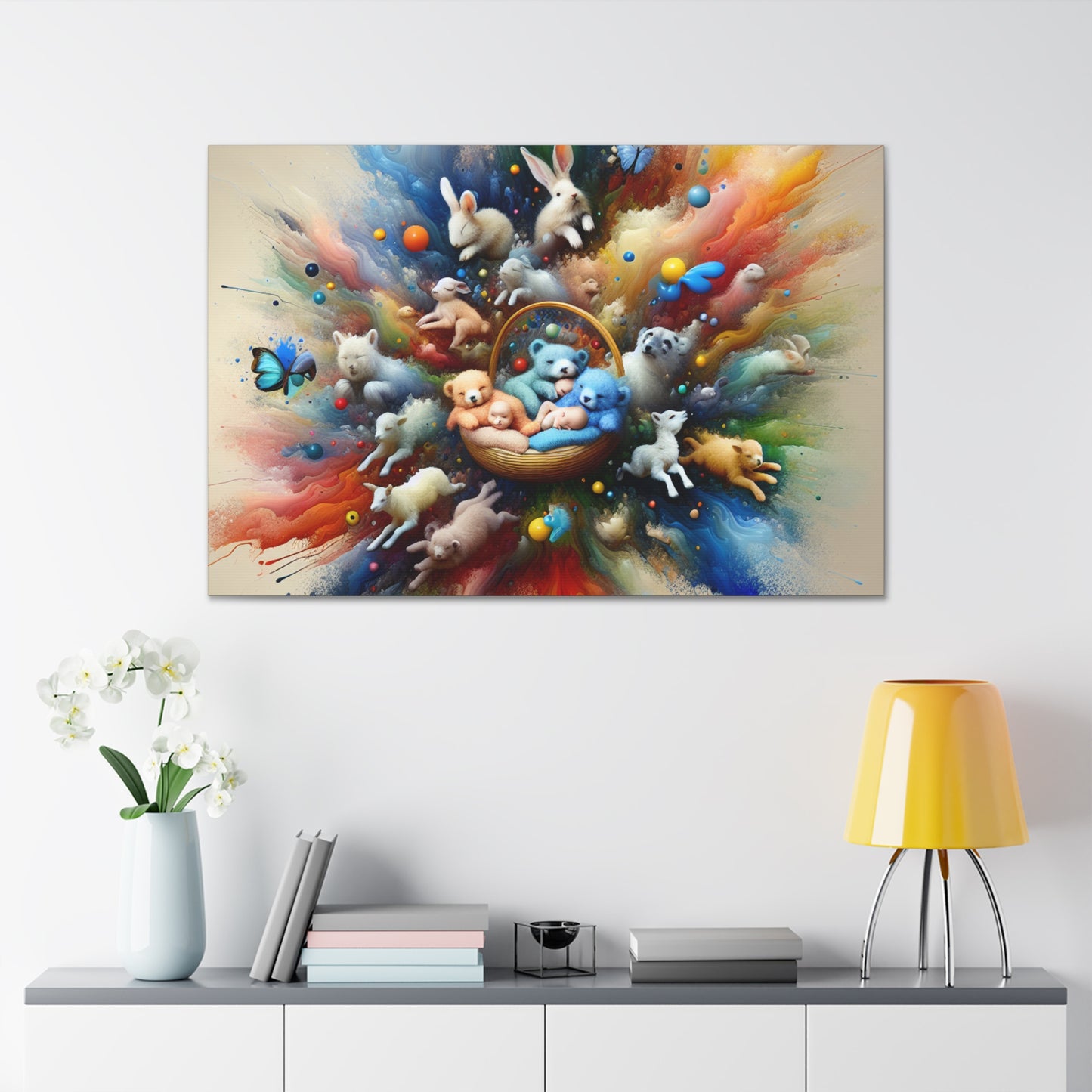 Dreaming Forest Creatures - Canvas