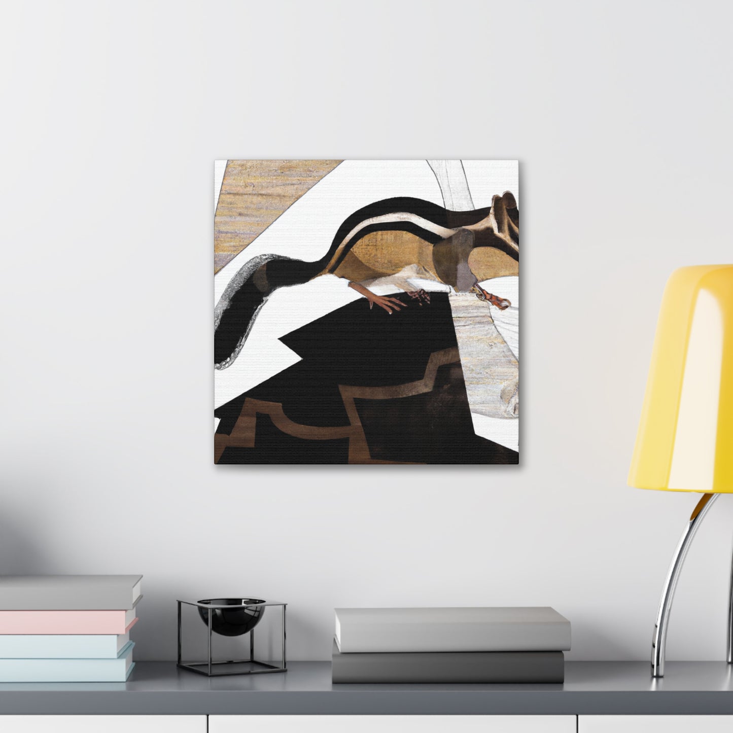 Chipmunk in Art Deco - Canvas