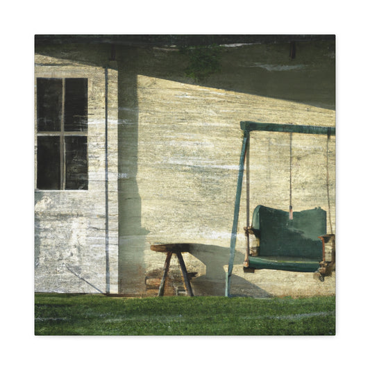 "A Dreamy Porch Swing" - Canvas