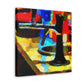 "Bar Tap Expressionism" - Canvas