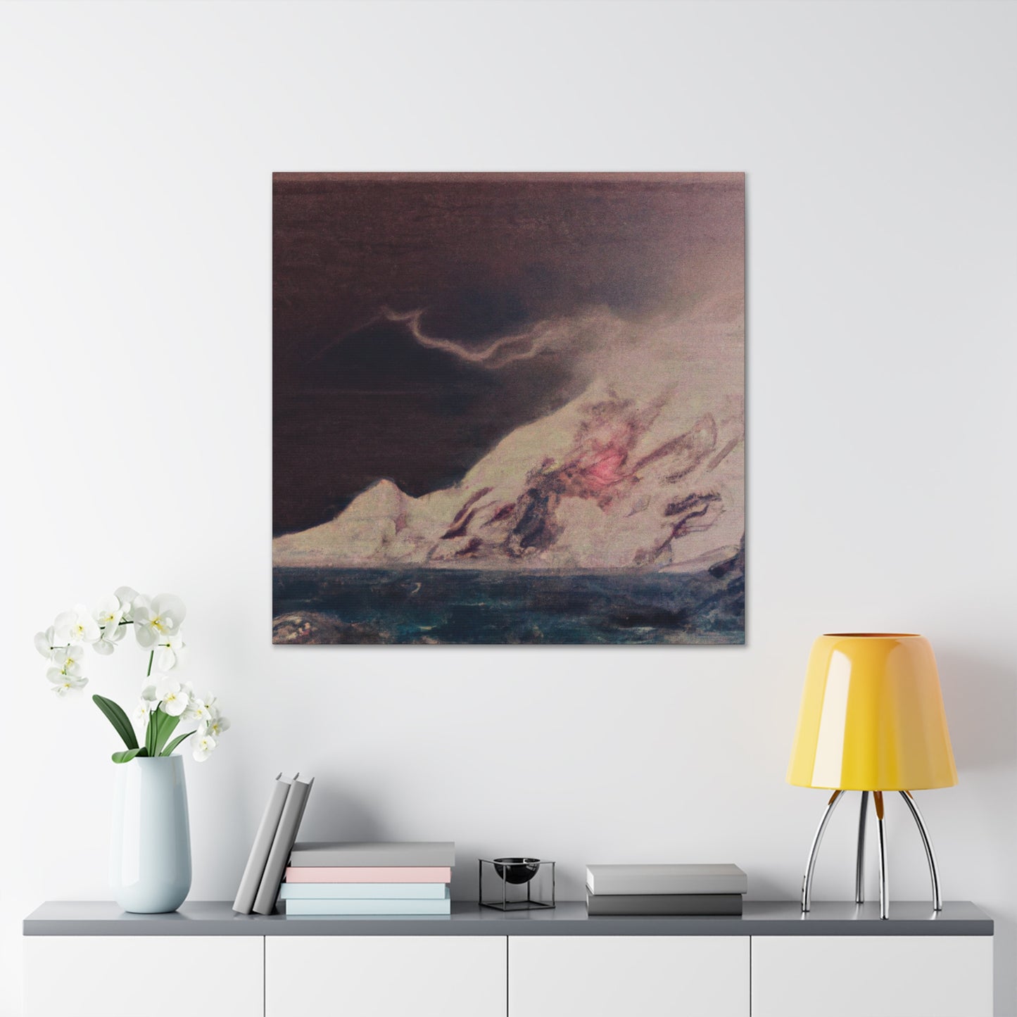 "Snowy Mountain Majesty" - Canvas