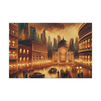 Opera in Garden Splendor - Canvas