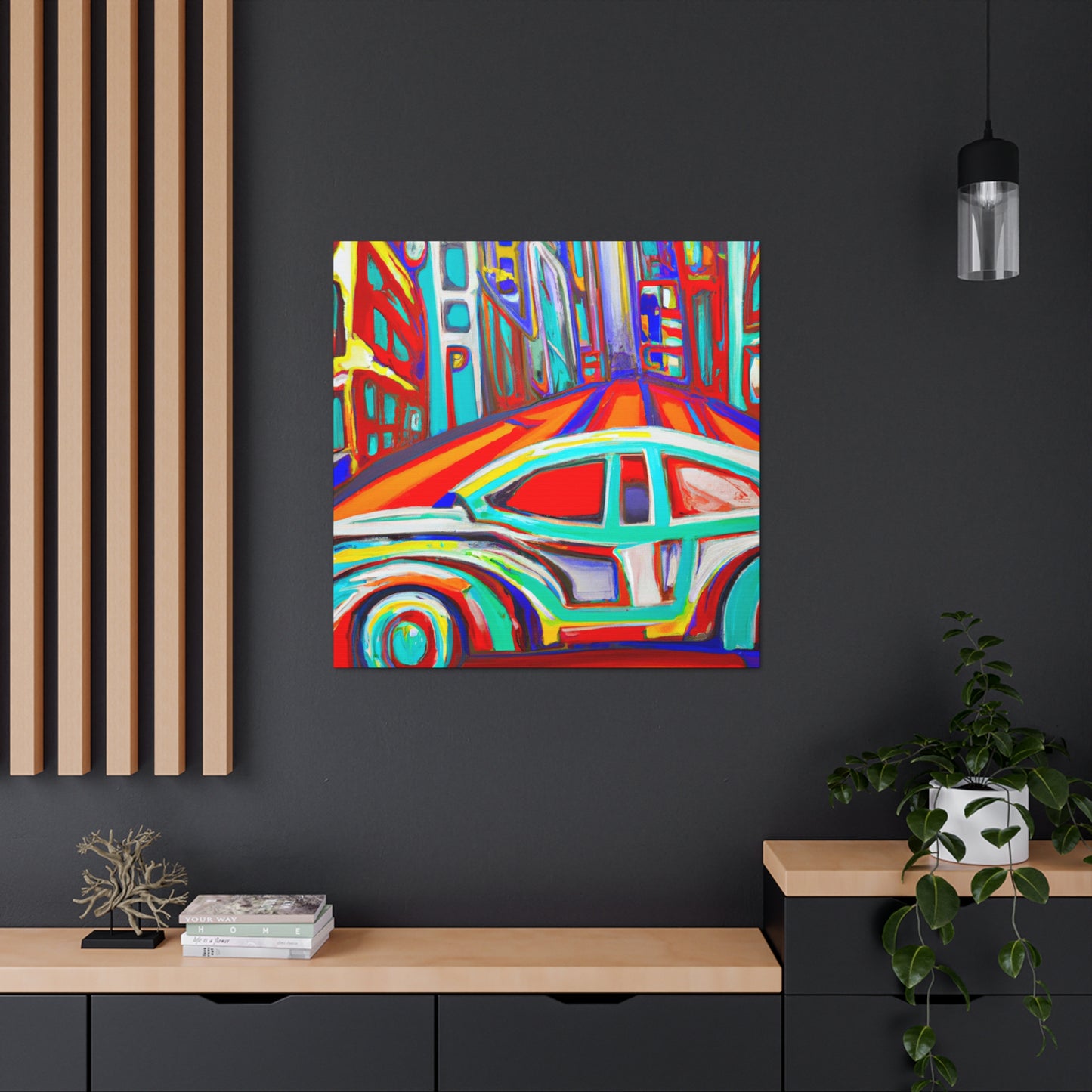 "Car in the Roaring Twenties" - Canvas