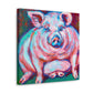 "Portrait of the Piggy" - Canvas