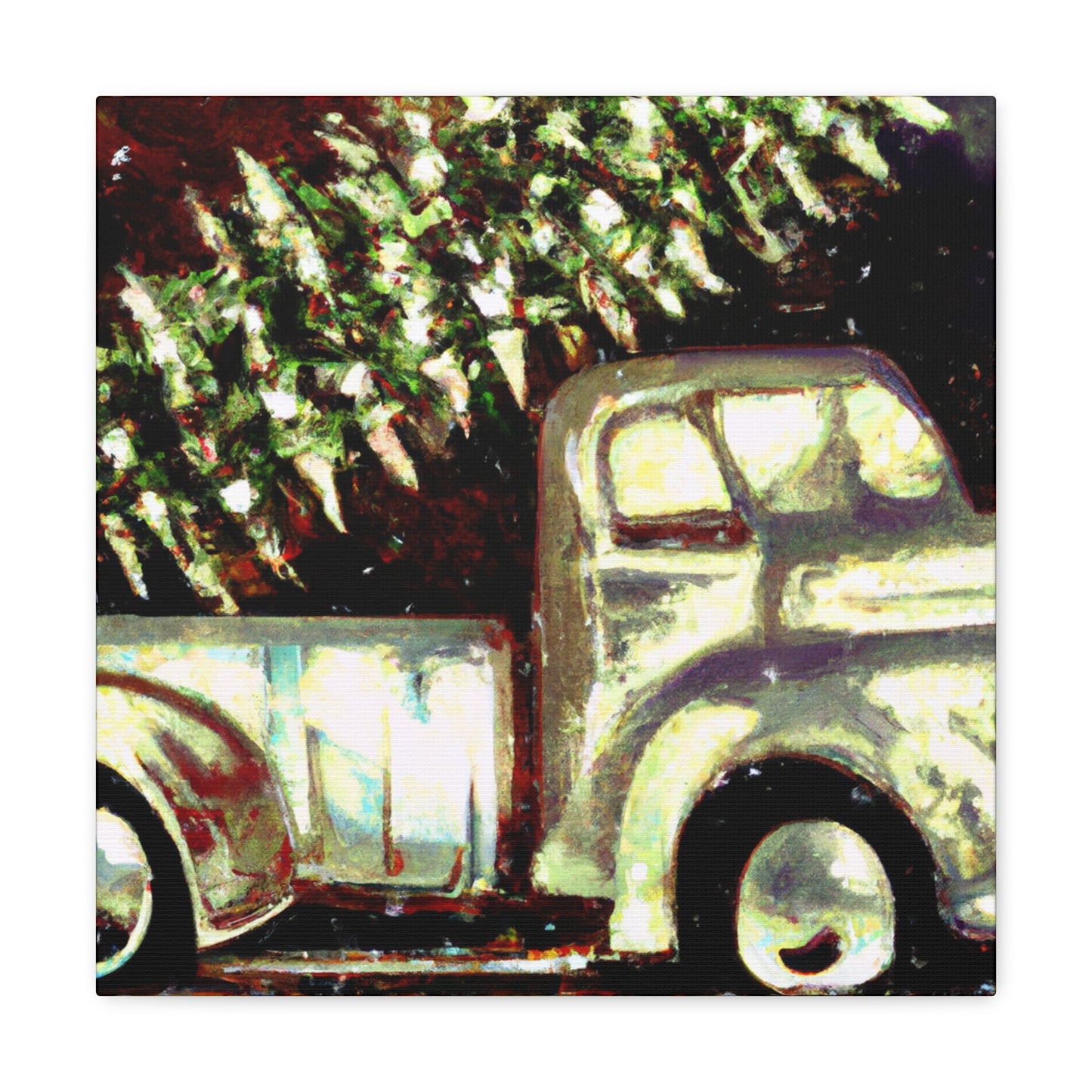 Winter Wonderland Truck - Canvas