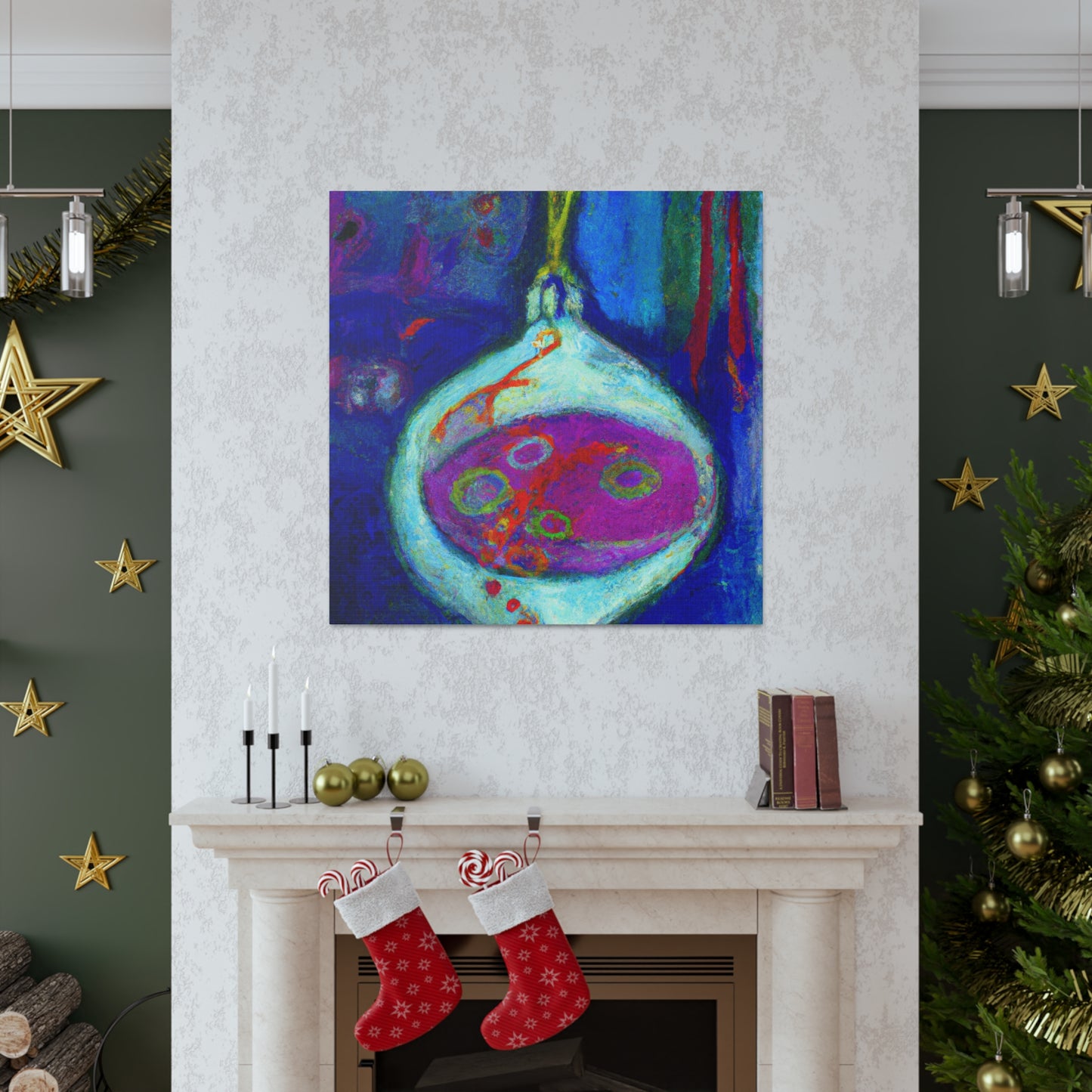 Festival of Glittering Lights - Canvas