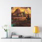 Western Landscape Splendor - Canvas