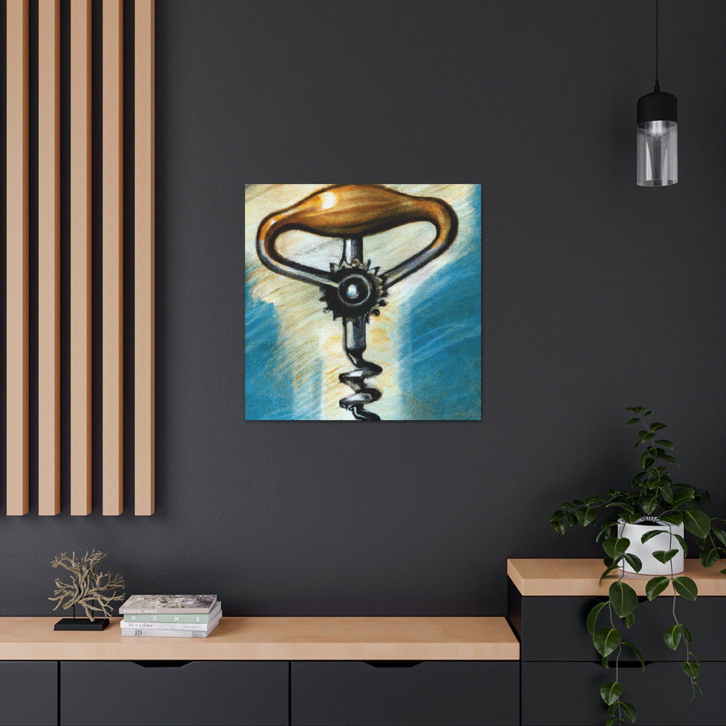 Corkscrew Steampunk Dream - Canvas