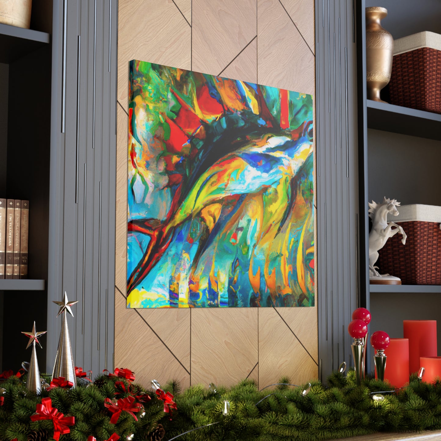 "Sailfish Under the Waves" - Canvas