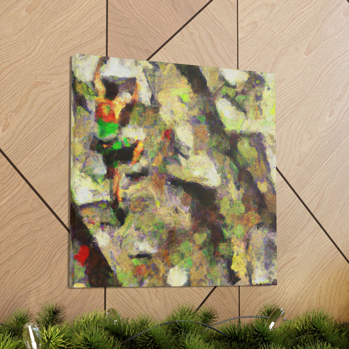 Climbing with Impressionism - Canvas