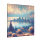 "Majestic Lake Serenity" - Canvas