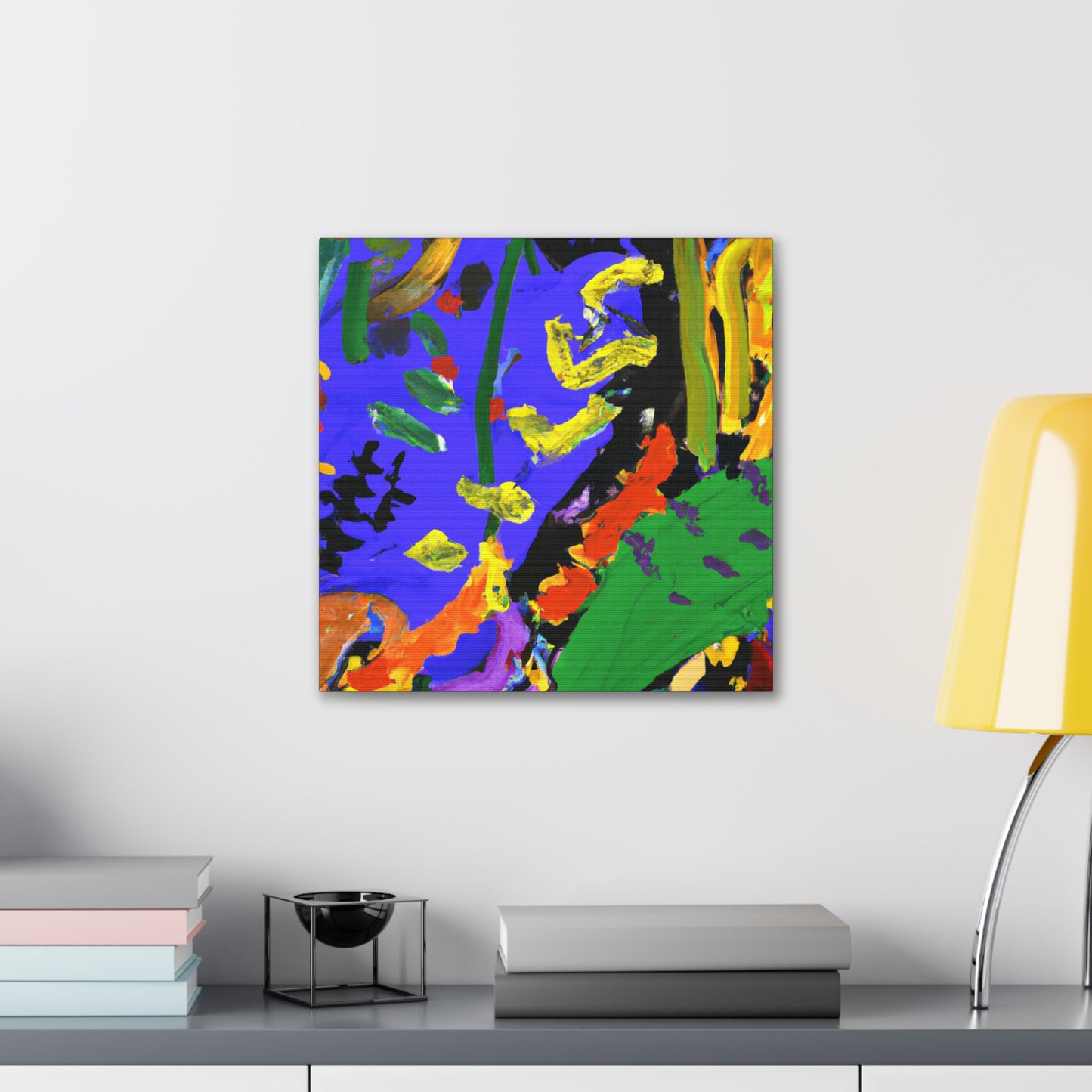 "Chaotic Color Symphony" - Canvas